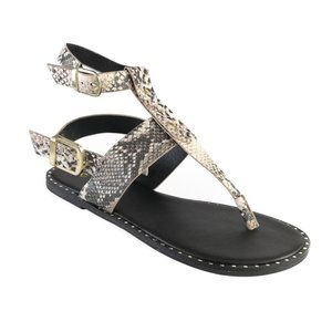 Snakeskin Pattern Sandals